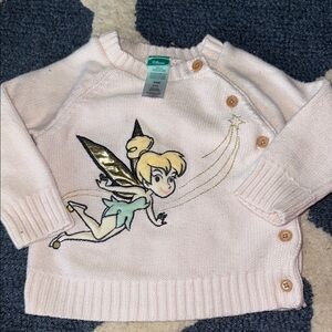 Disney Baby light pink Sweater with Wooden Buttons